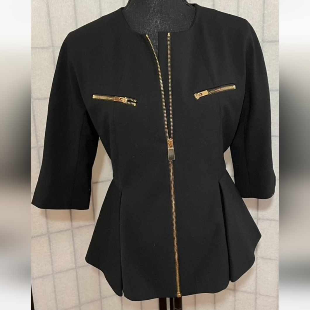 Vince Camuto, Chic Cinched Waist Jacket